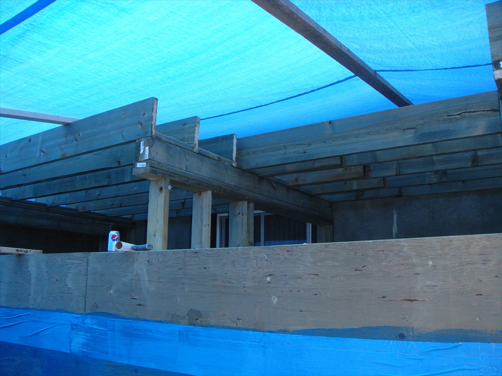 construct upper deck support
