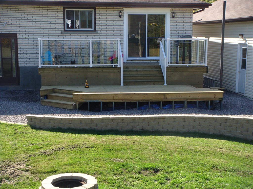 completed deck